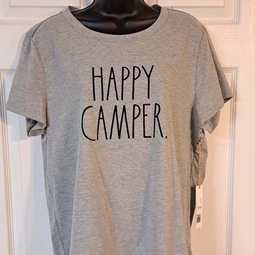 Rae Dunn NWT Happy Camper T-Shirt